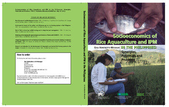 Socioeconomics of rice-aquaculture and IPM in the Philippines: synergies, potential and problems