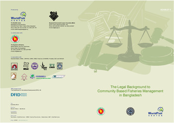 The legal background to community based fisheries management in Bangladesh