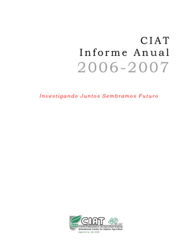 CIAT informe anual 2006-2007