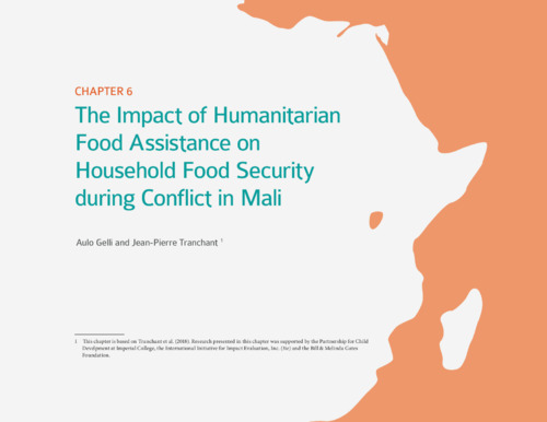 The impact of humanitarian food assistance on household food security during conflict in Mali