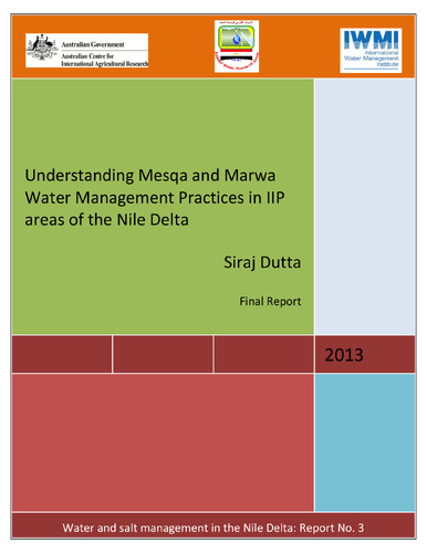 Understanding Mesqa and Marwa Water Management Practices in IIP areas of the Nile Delta. Final Report