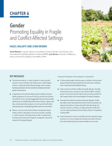 Gender: Promoting equality in fragile and conflict-affected settings
