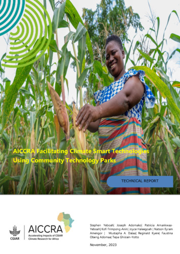 AICCRA Facilitating Gender Smart Technologies Using Community Technology Parks
