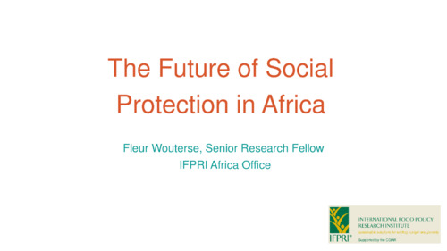 The Future of Social Protection in Africa