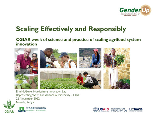 Scaling effectively and responsibly