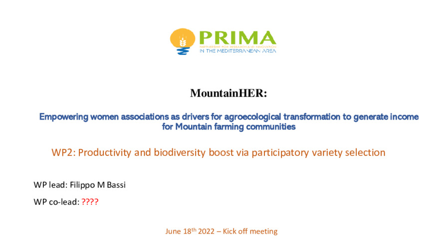 Productivity and biodiversity boost via participatory variety selection