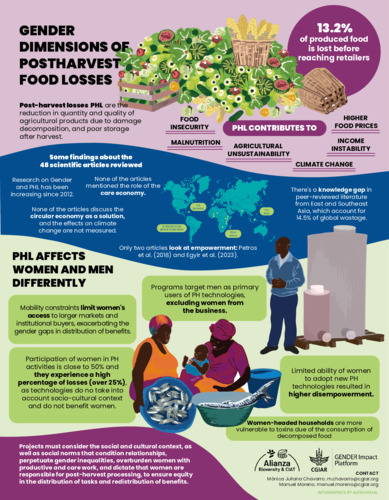 Gender dimensions of postharvest food losses