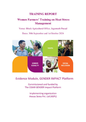 Empowering Women Farmers by Building Resilience to Heat Stress