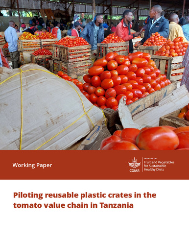 Piloting reusable plastic crates in the tomato value chain in Tanzania
