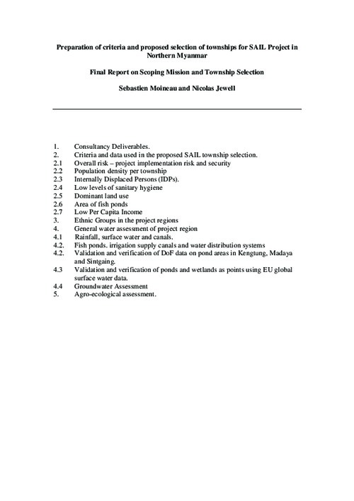 USAID_Fish for Livelihoods. Semi – Annual Report (Oct 2019 – Mar 2020)