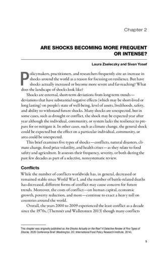 Are shocks becoming more frequent or intense?