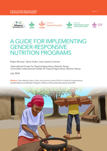A Guide for implementing gender-responsive nutrition programs