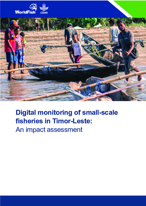 Digital monitoring of small-scale fisheries in Timor-Leste: An impact assessment