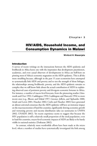 HIV/AIDS, Household Income, and Consumption Dynamics in Malawi