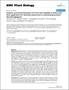 Isolation and characterization of novel microsatellite markers and their application for diversity assessment in cultivated groundnut (Arachis hypogaea)