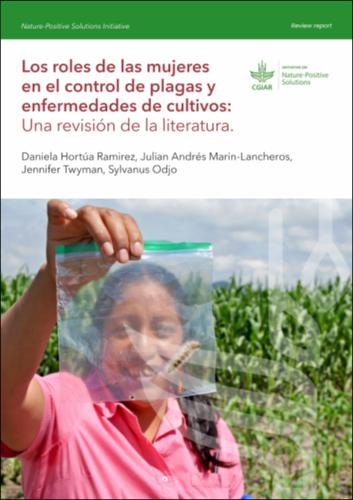 Los roles de las mujeres en el control de plagas y enfermedades de cultivos: Una revisión de la literatura
