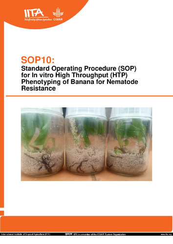 Standard Operating Procedure (SOP) for In vitro high throughput (HTP) phenotyping of banana for nematode resistance