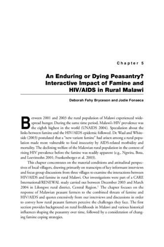 An Enduring or Dying Peasantry? Interactive Impact of Famine and HIV/AIDS in Rural Malawi