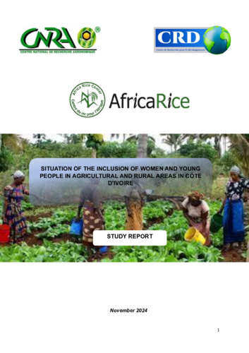 Situation of the inclusion of women and young people in agricultural and rural areas in Côte d'Ivoire: Study Report