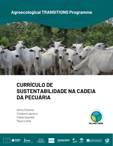 Currículo de sustenabilidade na cadeia da pecuária