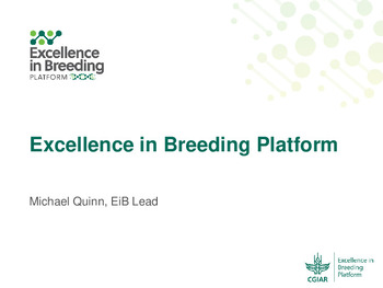 Excellence in Breeding Platform