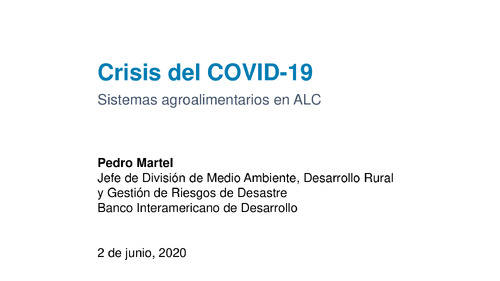 Crisis del COVID-19