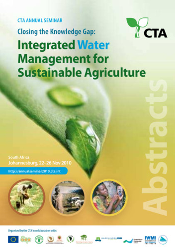 Closing the knowledge gap: Integrated water management for sustainable agriculture