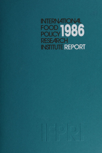1986 IFPRI Annual Report