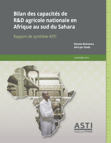 Taking stock of national agricultural R&D capacity in Africa south of the Sahara