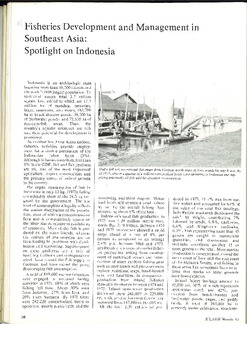 Fisheries development and management in Southeast Asia: spotlight on Indonesia
