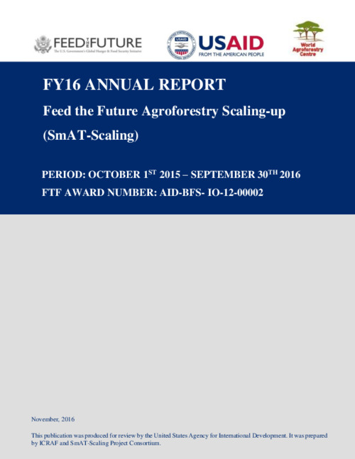 Scaling-up climate-Smart Agroforestry Technologies: Key achievement under Feed The Future Initiative in Mali