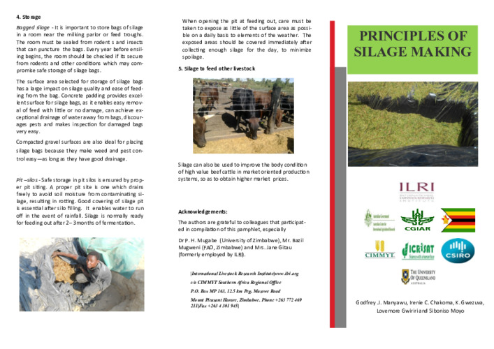 Principles of Silage Making