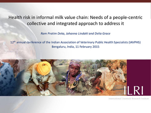 Health risk in informal milk value chain: Needs of a people-centric collective and integrated approach to address it