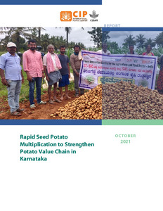 Rapid Seed Potato Multiplication to Strengthen Potato Value Chain in Karnataka. Second Half-Year Report (February–July 2021)