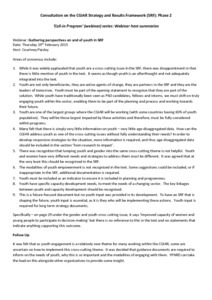 Host Summary: SRF Consultation Webinar on Youth Perspective