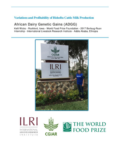 Variations and profitability of Bishoftu cattle milk production