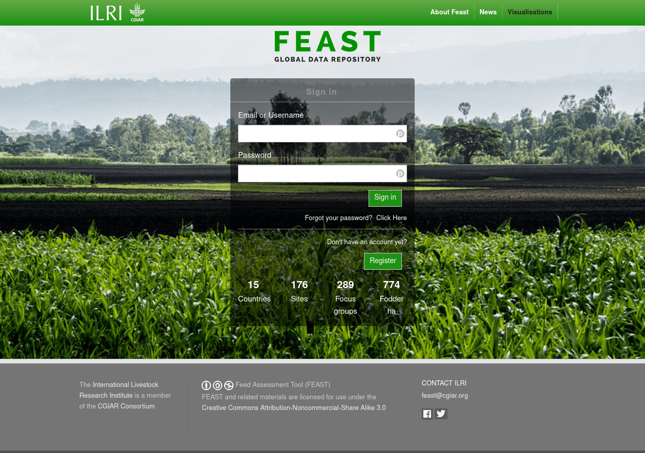 Feed Assessment Tool (FEAST) data repository website version 2.0.0