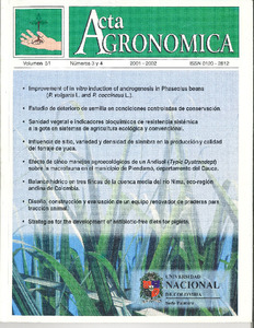 Estudio de deterioro de semilla en condiciones controladas de conservación.