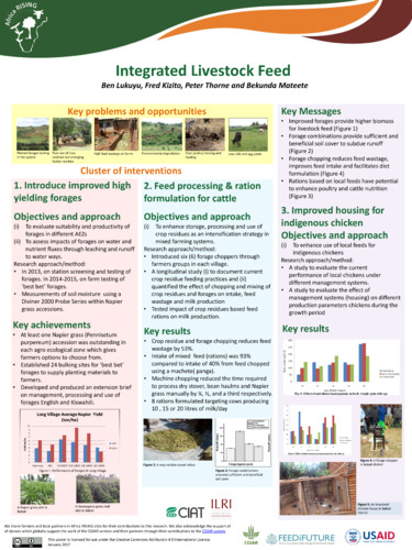 Integrated livestock feed