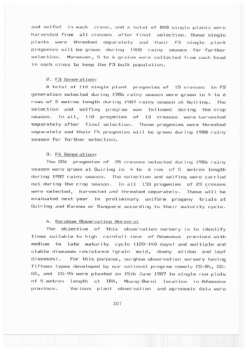 National Cereals Research and Extension Project Annual Report 1987