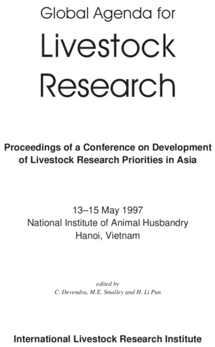 Ruminant feed resources research