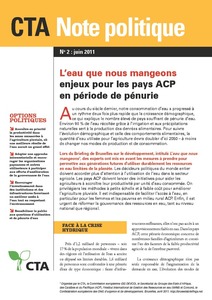 L’eau que nous mangeons : Enjeux pour les pays ACP en période de pénurie