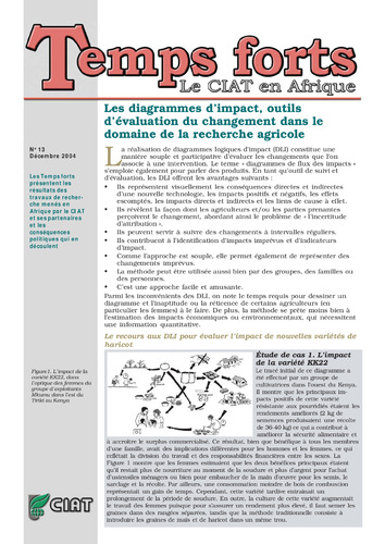 Les diagrammes d impact, outils d évaluation du changement dans le domaine de la recherche agricole