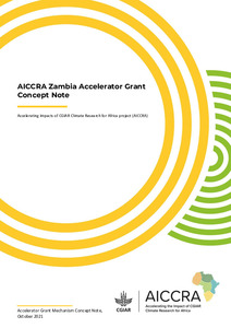 AICCRA Zambia Accelerator Concept Note