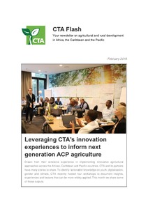 Leveraging CTA's innovation experiences to inform next generation ACP agriculture