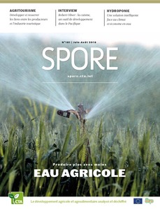 Spore 181: Produire plus avec moins - Eau agricole