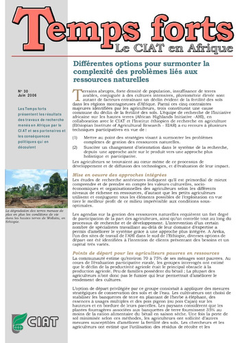 Différentes options pour surmonter la complexité des problèmes liés aux ressources naturelles