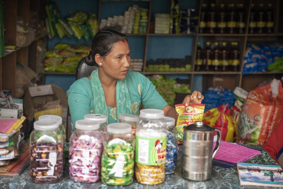 Farmer in Nepal. Photo: C de Bode/CGIAR.