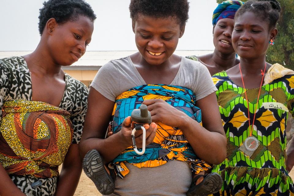 Mapping workshop in Nyangania, Kassena Nankana District - Ghana. Photo by Axel Fassio/CIFOR.