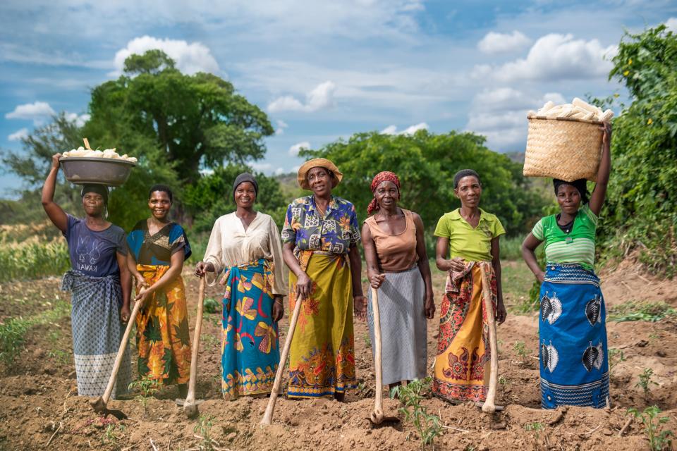 Women farmers.